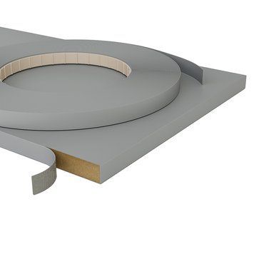 Кромка Kastamonu ПВХ KEVS005 Graphite Steel 22x0,8 мм Kastamonu