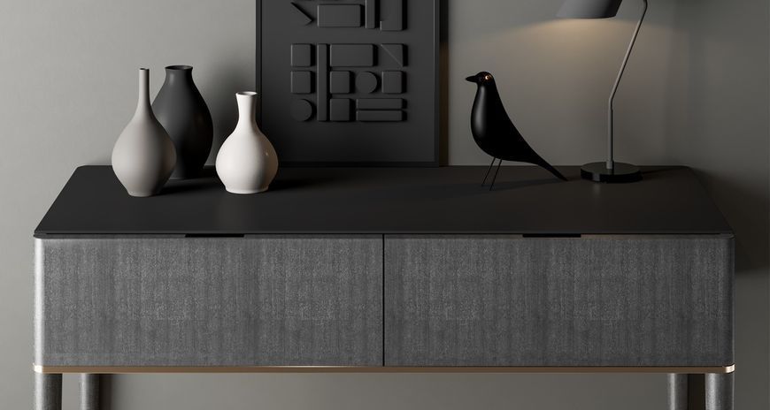 Панель МДФ Kastamonu D186 Piano Black (Pigmented) Kastamonu